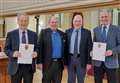 Long service certificates for Thurso West Church elders