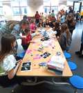 Noss pupils ice biscuits for Children in Need.