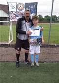 Logan Kirman was selected as player of the camp in the 10-15 age group.