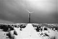 Your Caithness – turbine in the snow near Scrabster