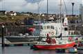 HMS Express in Wick harbour today. Picture: Alan Hendry