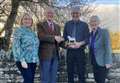 Alan receives Bambi Award at Caithness Riding for the Disabled AGM