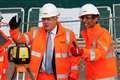 PM and Chancellor joke about levelling up on Manchester rail upgrade visit