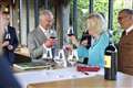 Charles and Camilla get a taste of French wine country in vineyard tour