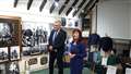 Willie Watt and Catherine Patterson prepare to had out the Saltire Summit Awards to the young volunteers at a special evening in Wick Heritage Centre. Picture: DGS