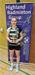 Ladies' singles winner Shannon Leslie.