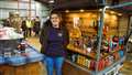 Rebekah Brett-Pitt from Wild Highland Drinks had drams available after the event from her mobile bar. Picture: DGS