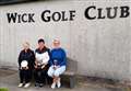 Championship trophies handed over to Wick Golf Club trio