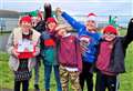 Pupils of Canisbay Primary School spread festive cheer