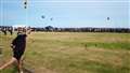 Junior shot put at Mey Highland Games 2023. Picture: DGS