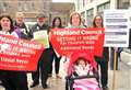 Protesters unite in Wick against ASN cuts