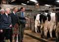 Dairy farm visit highlights industry crisis