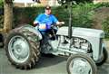 Wick man launches Ferguson tractor Jogle record attempt 