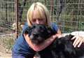 Local family show support for a Romanian dog shelter