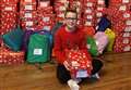 Ellie Watt from Wick helps spread the magic of Christmas by making over 160 shoeboxes to send to Romania