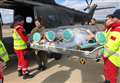 RAF helicopters support health services in Highlands and Islands