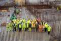 Construction work on Dounreay waste store sets records