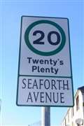 Wick in line for 20mph limit
