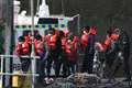 Dozens of migrants arrive in Dover amid calm conditions in Channel