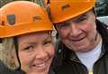 Minister and daughter complete zip-wire challenge 
