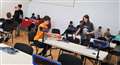 The competition underway on Saturday. Picture: DGS