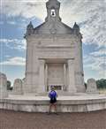Kev at Notre-Dame de Lorette.