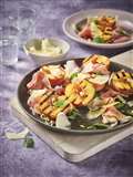 Recipe of the week: Burnt peaches with Comté, prosciutto and hazelnuts 