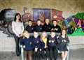Pupils help transform school shelter