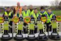 Pupils share road safety message at Miller Academy Primary