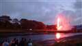 The grand finale witnessed a huge explosion of light and colour in the sky over Wick.