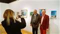 Jamie Stone (left) and Ian Pearson are photographed at the exhibition. Picture: DGS