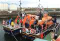 Bunting up at Wick quayside in readiness for annual RNLI Harbour Day