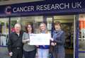 Wick schoolgirl hands over cancer charity cheque 