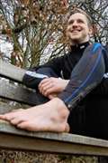 Fundraiser prepares for barefoot challenge from Groats