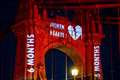 Hammersmith Bridge illuminated red in Valentine’s Day message to Government