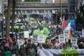 Shouts for justice at Grenfell anniversary march before tower demolition begins
