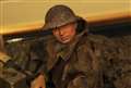 A figure in one of John Brotherston's WWI dioramas.