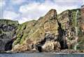 Cliff fall near Caithness tourist attraction