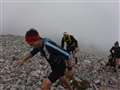 Climbing Stob Choire Claurigh on Ramsay's Round (Mark Hartree)