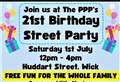 PPP street party in Wick this Saturday – fun for everyone! 