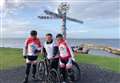 Charity cyclists brave the elements to complete LeJog relay challenge 