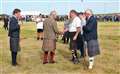 King Charles congratulates Wounded Highlanders team leader Jim Holborn. Picture: DGS