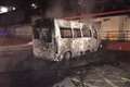 Bus and car destroyed in arson attacks