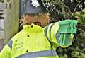 Traffic police scarecrows target local drivers 