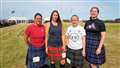 Athletes from left, Rebecca Maeule, Zuzana Spasova,Trish Lawson and Laura Barber. Picture: DGS