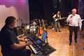 Robbie Petrie, with his son Ryan on keyboard and Lenny Smith on guitar. Picture: Robert MacDonald/Northern Studios