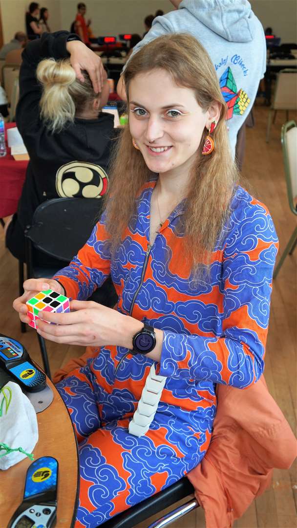 Hazel Hughes travelled from Edinburgh to take part. Picture: DGS