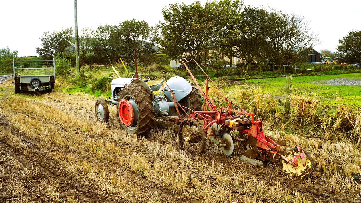 Caithness Vintage Tractor and Machinery Club annual ploughing match at West Greenland farm on Saturday. Picture: DGS