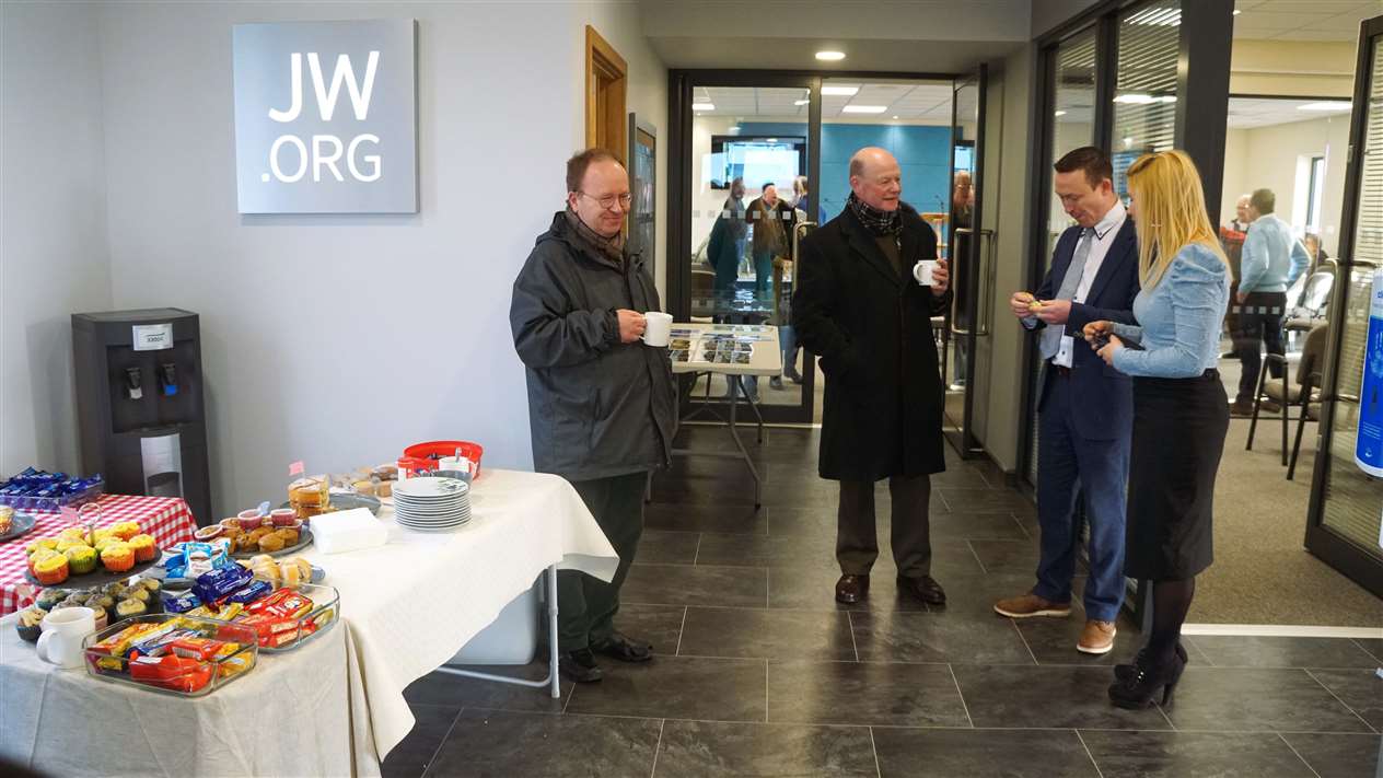 Visitors were welcomed at the door and given refreshments. Picture: DGS