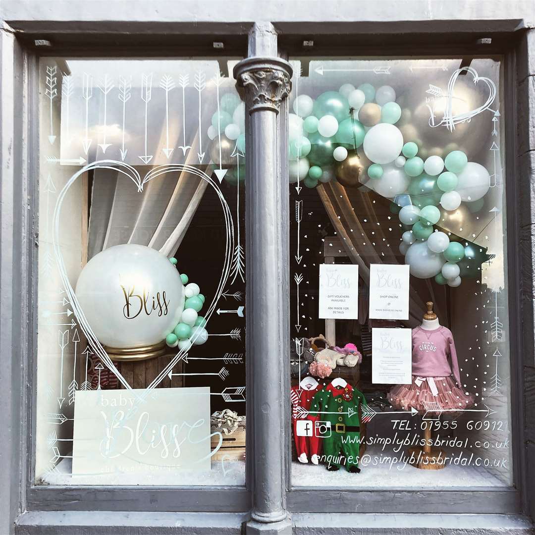 And then it's a baby clothing shop the next.